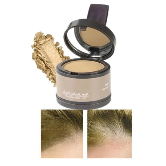 Water-Resistant Hairline Concealer Powder with Built-In Sponge Applicator