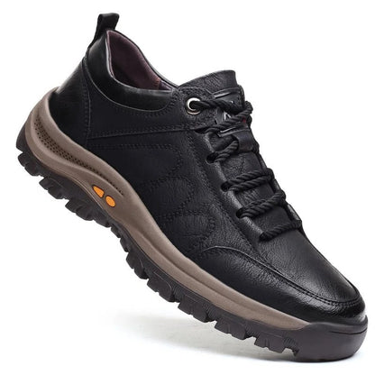 Men's Orthopedic Shoes with Three Arch Support and Ergonomic Insole, Cowhide Upper