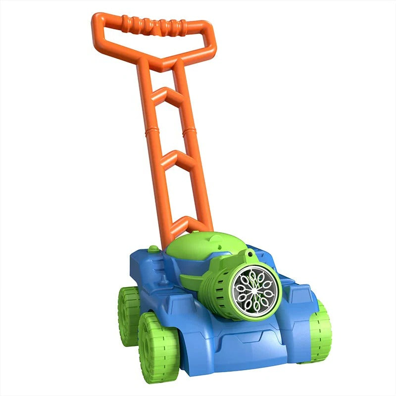 Bubble-Blowing Push Mower Toy for Outdoor Play and Kids Motor Skills