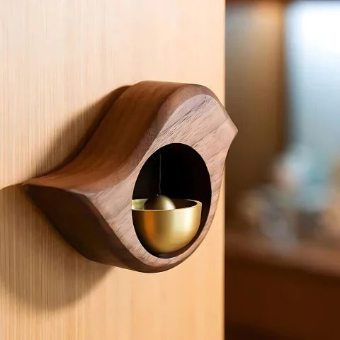 Acoustic Door Chime with Magnetic and Adhesive Mounting