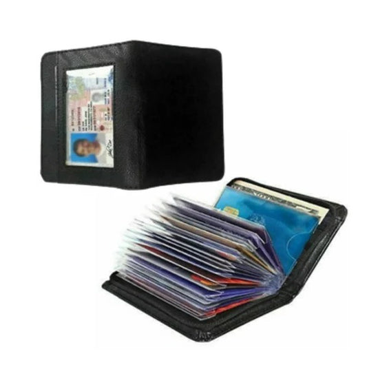 Zip-Around Secure Card and ID Wallet with Locking Storage Design