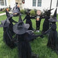 Outdoor Lighted Witch Stake Decoration for Halloween Yard Displays