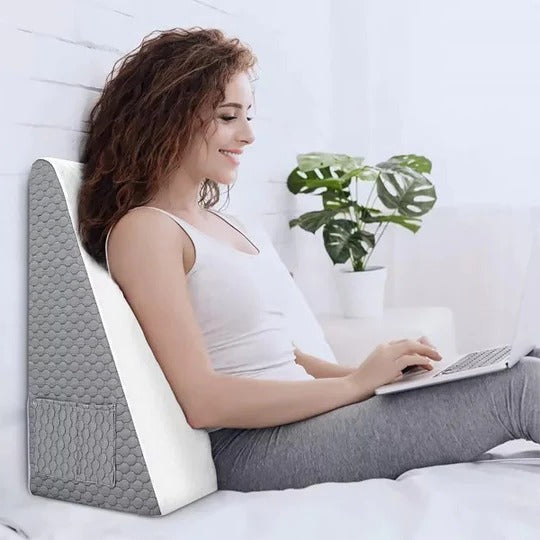 Triangle Wedge Pillow for Elevated Sleeping Support
