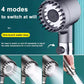 Pressure-Boosting Shower Head with 9-Layer Filter and Pause Button, Micro-Perforated Spray