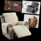 Waterproof Recliner Cover with Plush Fabric and Machine Washable Design