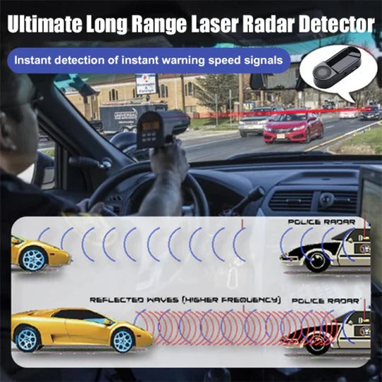 Compact Solar-Powered Radar Warning Device for Vehicles and Bicycles