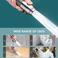 Pressure-Boosting Shower Head with 9-Layer Filter and Pause Button, Micro-Perforated Spray