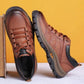 Men's Orthopedic Shoes with Three Arch Support and Ergonomic Insole, Cowhide Upper