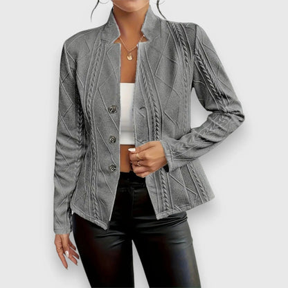 Womens Water Repellent Jacket with Breathable Structure and Multiple Pockets