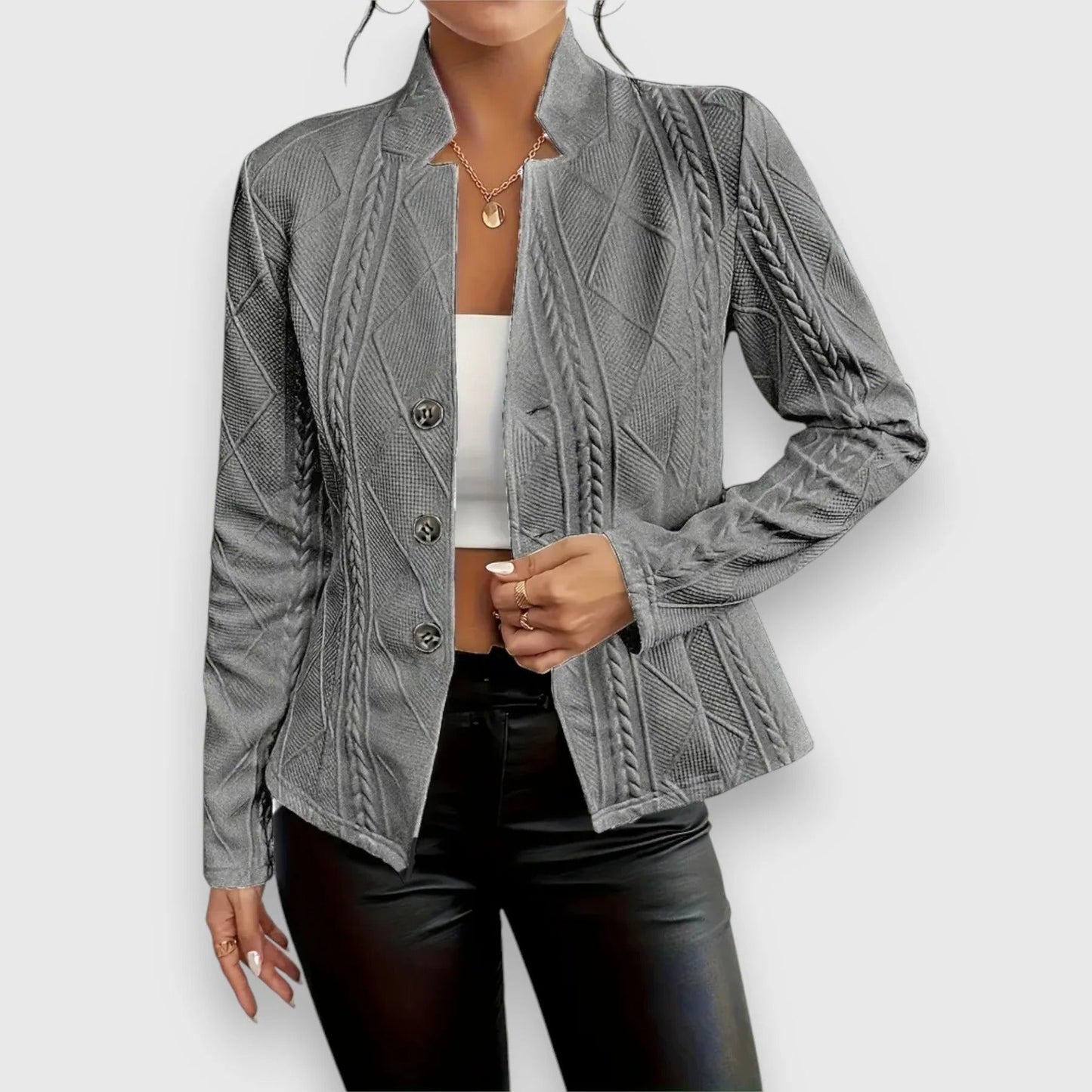 Womens Water Repellent Jacket with Breathable Structure and Multiple Pockets