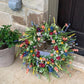 Texas Wildflower Decorative Wreath for Indoor and Covered Outdoor Display