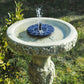 Solar Fountain Pump with Integrated Solar Panel and Four Nozzle Options, Floating Base