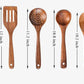 Natural Finish Kitchen Cooking Utensil Set for Everyday Home Use