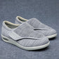 Wide Shoes for Swollen Feet with Adjustable Straps and Removable Memory Foam Insoles