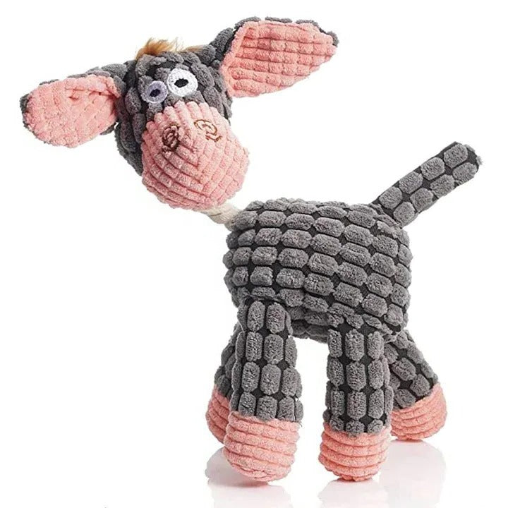 Durable Plush Dog Toy with Built-In Squeaker and Reinforced Stitching for Medium to Large Dogs