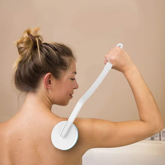 Long Handled Back Lotion Applicator and Massager for Easy Skin Care