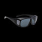 Polarized Night Driving Glasses with Extended Side Lenses and Orange Tint