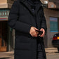 Men's Waterproof Winter Jacket with Breathable Lining and Adjustable Hood, Secure Pockets