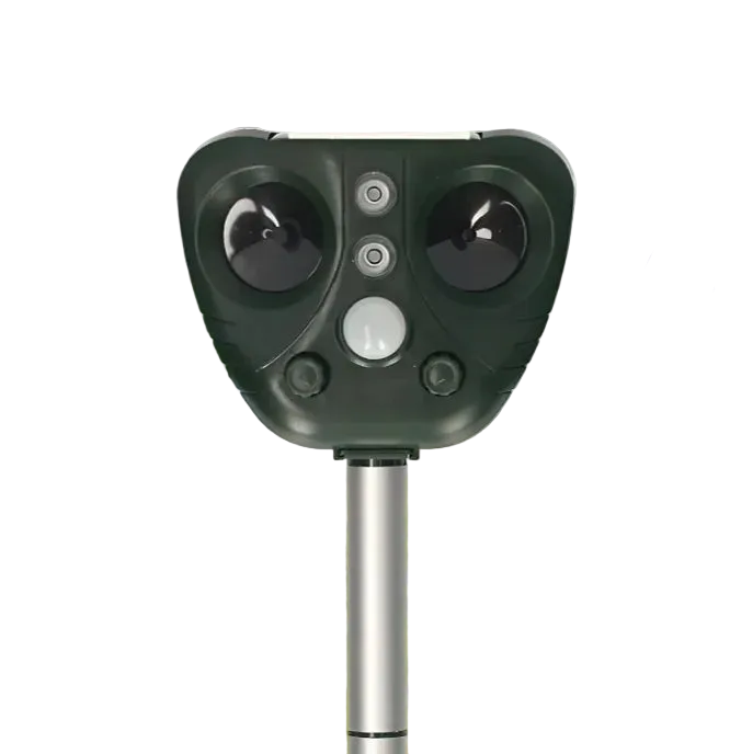 Solar-Powered Ultrasonic Bird Repeller for Outdoor Protection