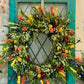 Texas Wildflower Decorative Wreath for Indoor and Covered Outdoor Display