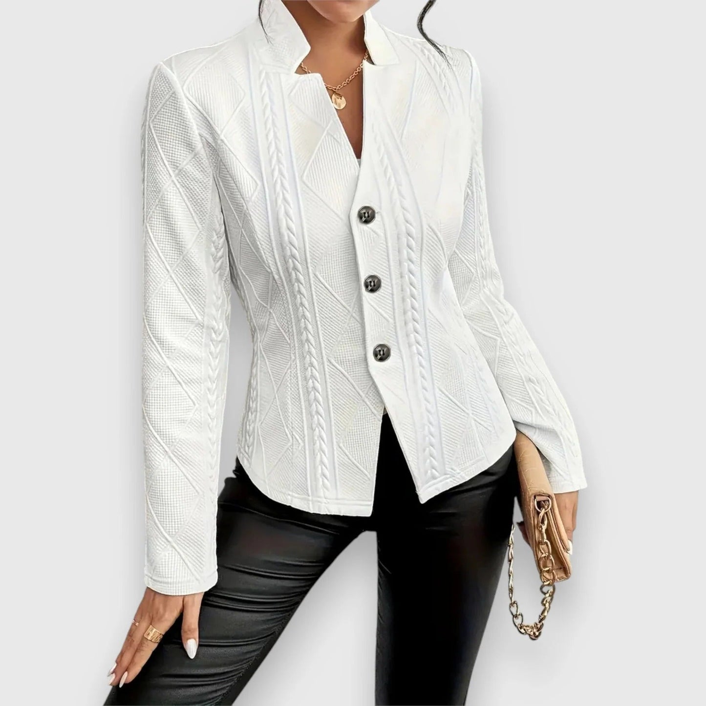 Womens Water Repellent Jacket with Breathable Structure and Multiple Pockets