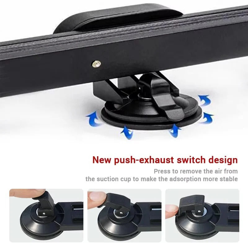 Retractable Car Windshield Sunshade Curtain Set