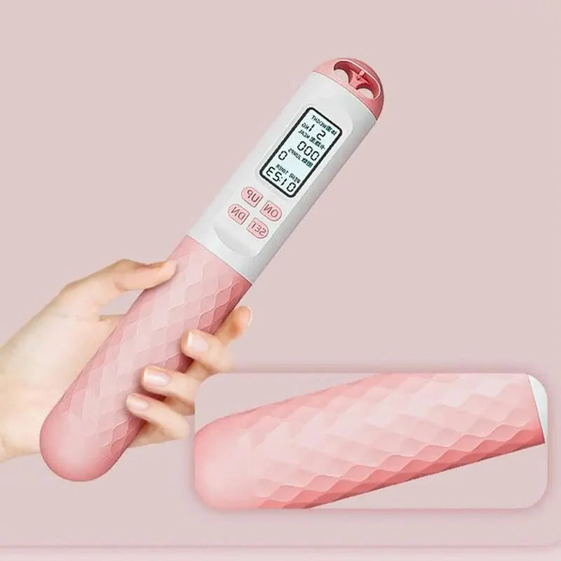 Cordless Jump Rope with Digital Counter and Weighted Handles