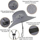 Lightweight Adjustable Sun Hat with Dual Cooling Fans for Outdoor Use