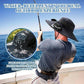 Lightweight Adjustable Sun Hat with Dual Cooling Fans for Outdoor Use