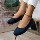 Slip-On Shoes with Memory Foam Insole and Arch Support for All-Day Wear