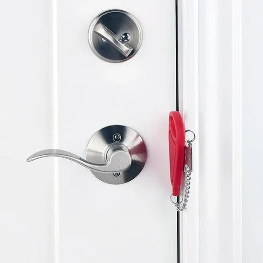 Portable Temporary Door Lock for Travel and Indoor Privacy
