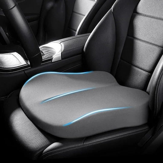 Adult Car Seat Booster Cushion for Improved Driving Visibility and Seating Support