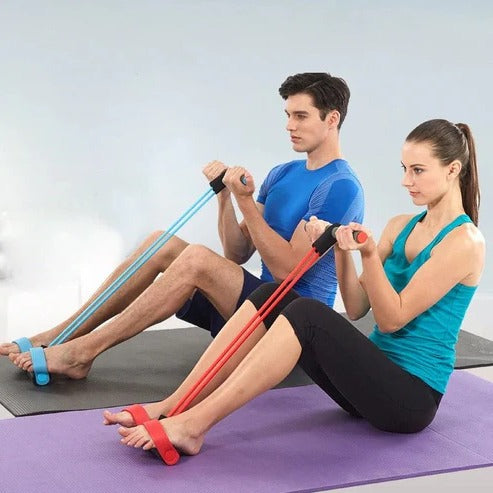 Multipurpose Pedal Resistance Elastic Sit-Up Bands