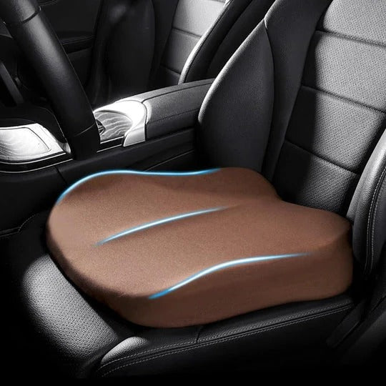 Adult Car Seat Booster Cushion for Improved Driving Visibility and Seating Support