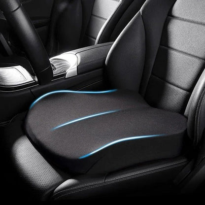 Adult Car Seat Booster Cushion for Improved Driving Visibility and Seating Support
