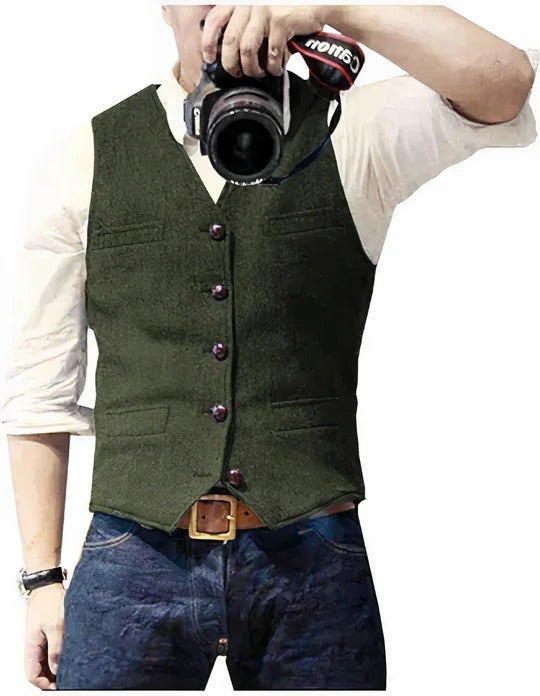 Men’s Classic Gilet for Layered Everyday and Seasonal Wear