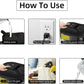 Pressurized Steam Cleaner with 6 Speed Settings and 5 Interchangeable Brush Heads All Vera Mart