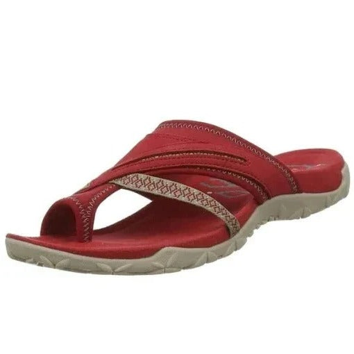 Women’s Casual Cross-Strap Slip-On Sandals