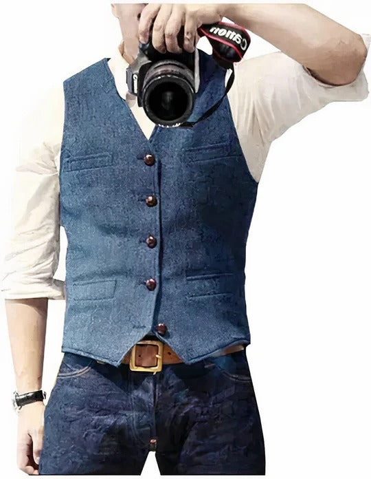 Men’s Classic Gilet for Layered Everyday and Seasonal Wear