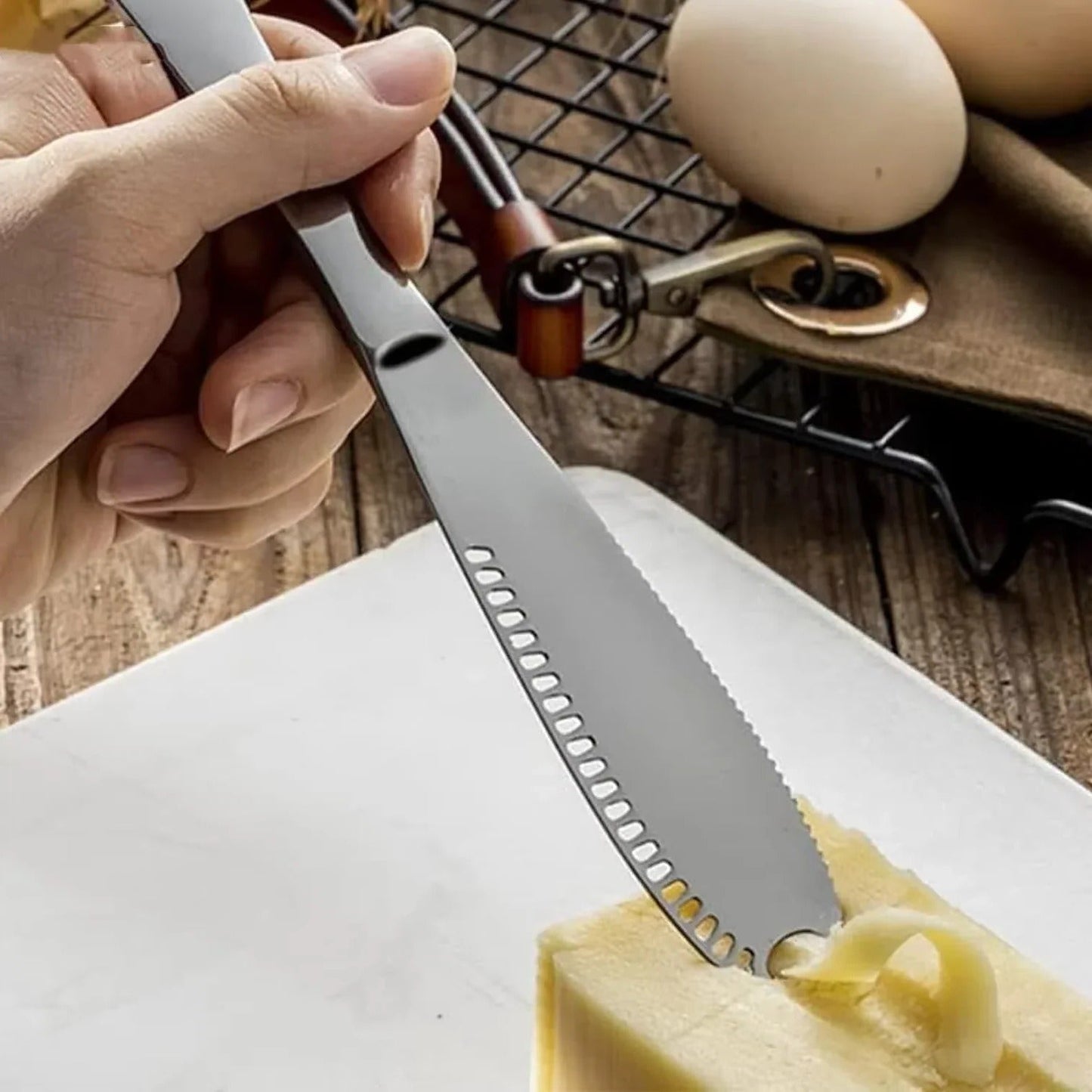 Adjustable Cheese Slicer with Wire Cutting System and 4 Spare Wires