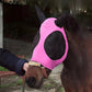 Horse Fly Mask with Mesh Face Coverage and UV Protection, Stretchy Elastic Fit