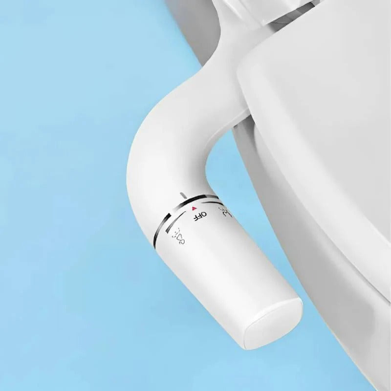 Toilet Bidet Attachment with Retractable Nozzles and Adjustable Water Pressure