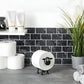 Vertical Toilet Paper Roll Holder with Sheep Design, 3-Pack for Bathrooms