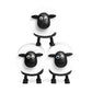Vertical Toilet Paper Roll Holder with Sheep Design, 3-Pack for Bathrooms