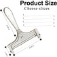 Adjustable Cheese Slicer with Wire Cutting System and 4 Spare Wires