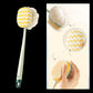 Long Handle Body Scrubber with Dual Sided Brush Head and Extended Reach