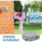 Retractable Clothesline with Swivel Base and Automatic Retraction, 472  Inches