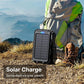 Solar Power Bank with Dual USB and Built-In LEDs, 500000mAh Weather Resistant
