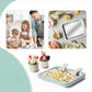 Manual Ice Cream Roll Freezing Plate with Two Scrapers and Stainless Steel Surface