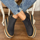 Low Ankle Boots with Side Zipper and Reinforced Grip Sole